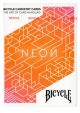 Neonově oranžové hrací karty Bicycle Cardistry
