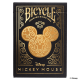 Hrací karty Bicycle Disney Mickey Mouse Black and Gold 